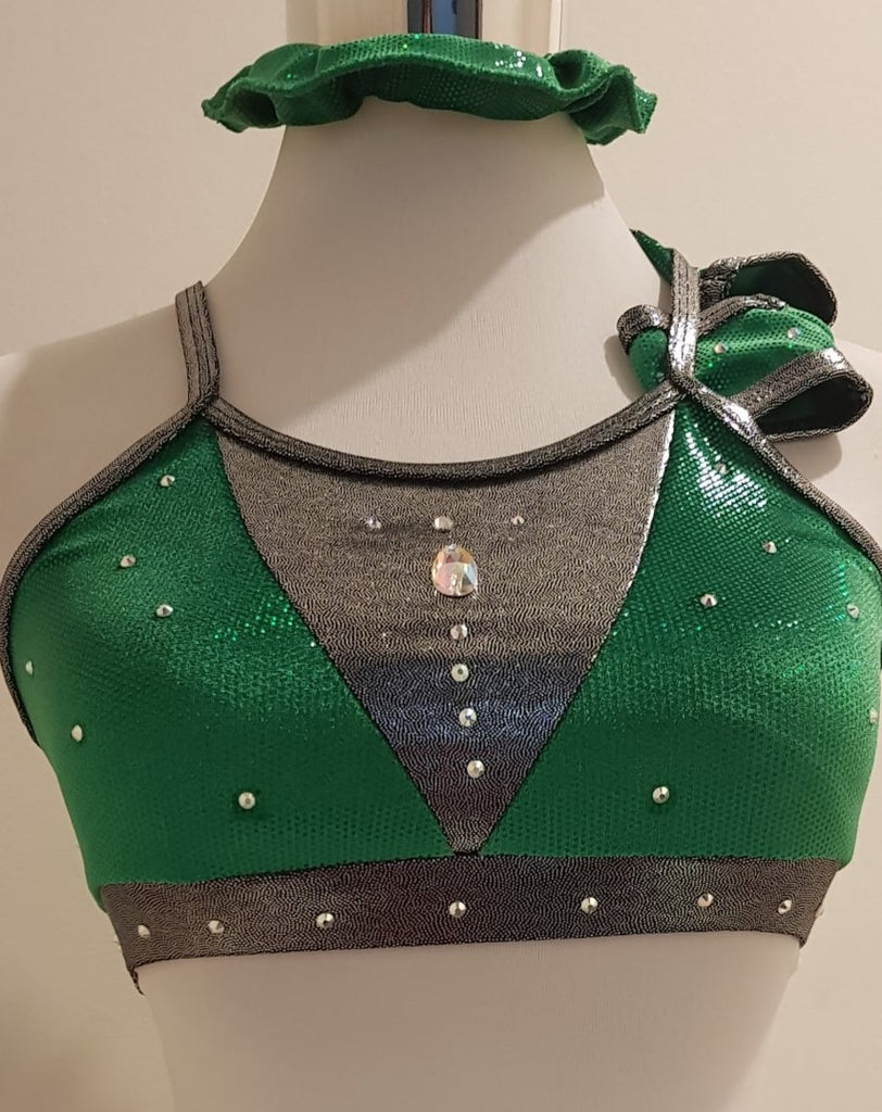 Aerobics or Jazz Style Dance Set - GREEN