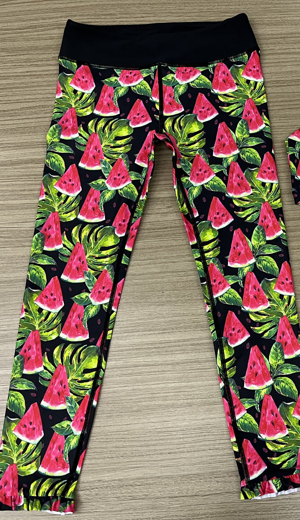 Watermelon - Frill Tights