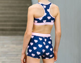 Racer Crop - Hearts